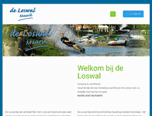Tablet Screenshot of camping-deloswal.nl